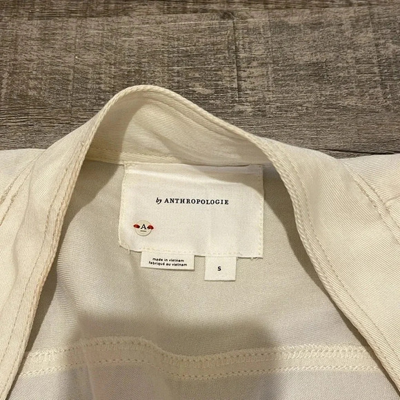 Anthropologie - Silky Utility Vest - Ivory - Size Small - Gently Used!! - Picture 12 of 15